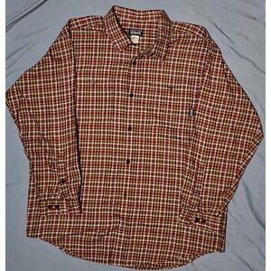 Patagonia Mens XL Organic Cotton Long Sleeve Button Down Plaid Shirt
